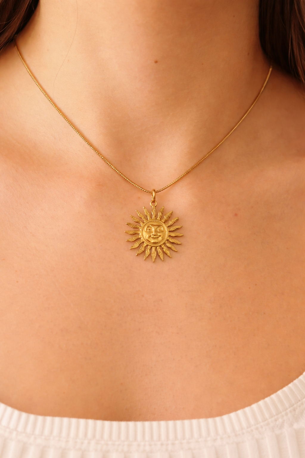 Collier Une Breloque Dorée Personnalisable