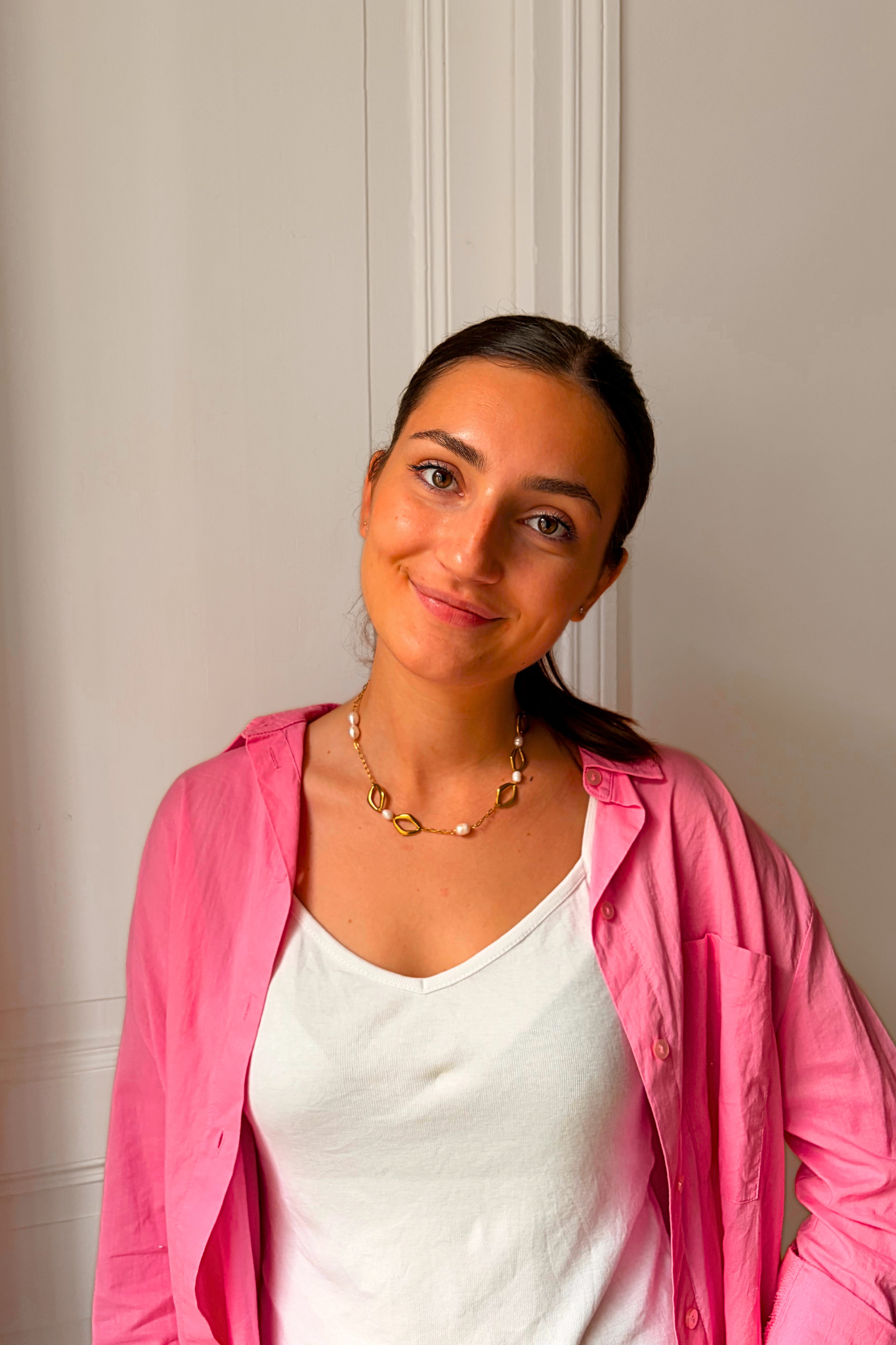 Collier Zoé Perles Eau Douce (Version Asymétrique)