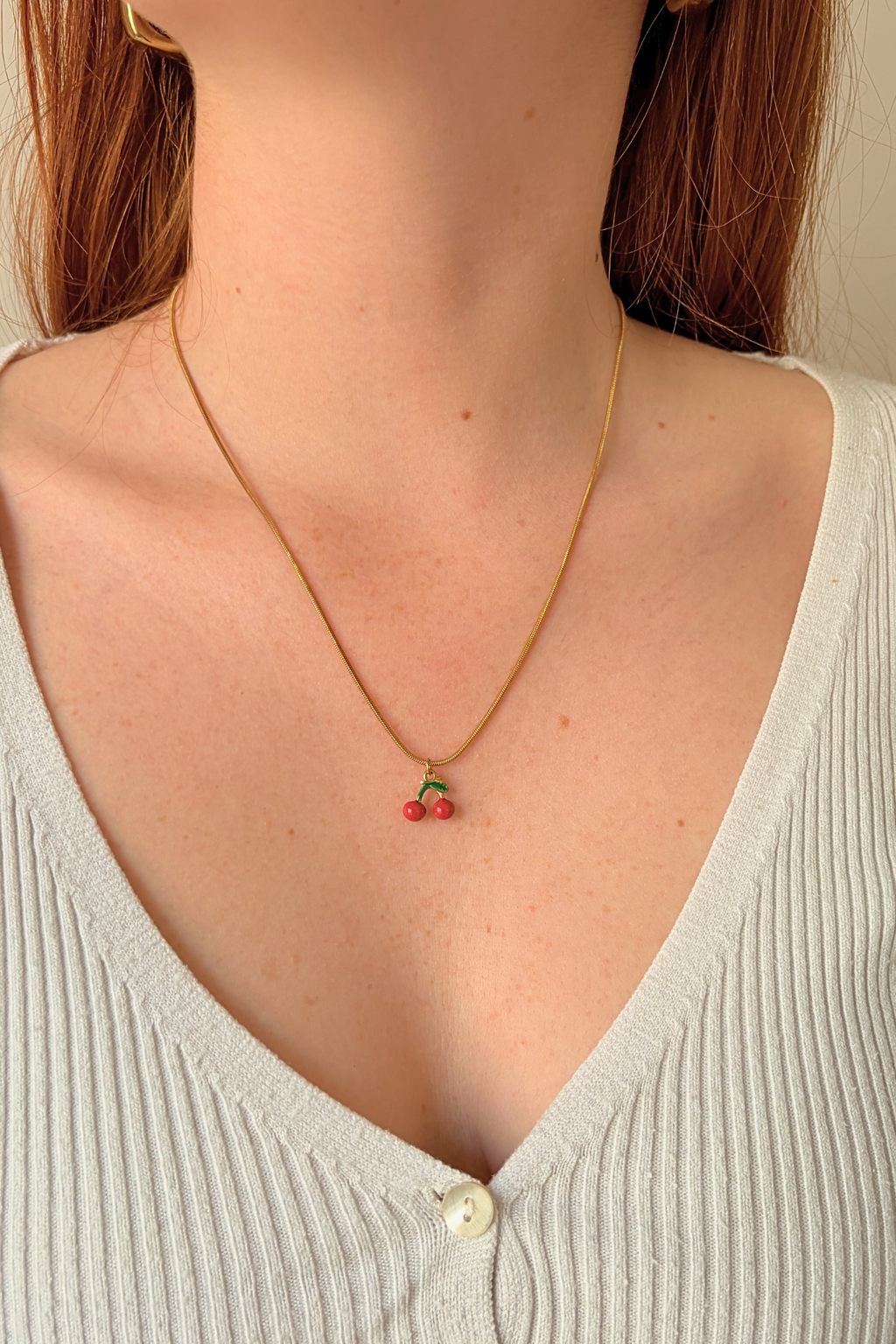 Collier Une Breloque Dorée Personnalisable