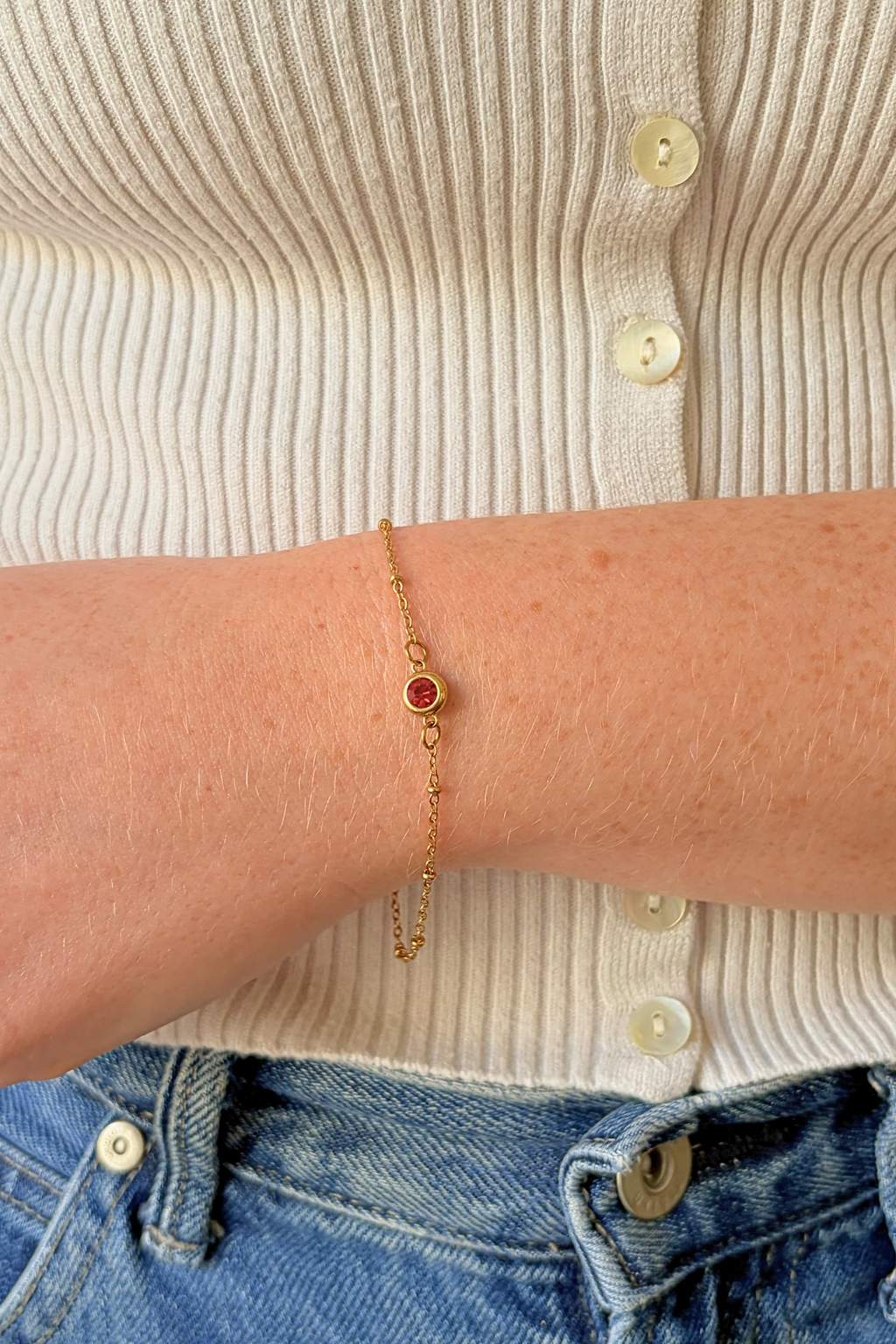 Bracelet Luzia Solitaire Personnalisable