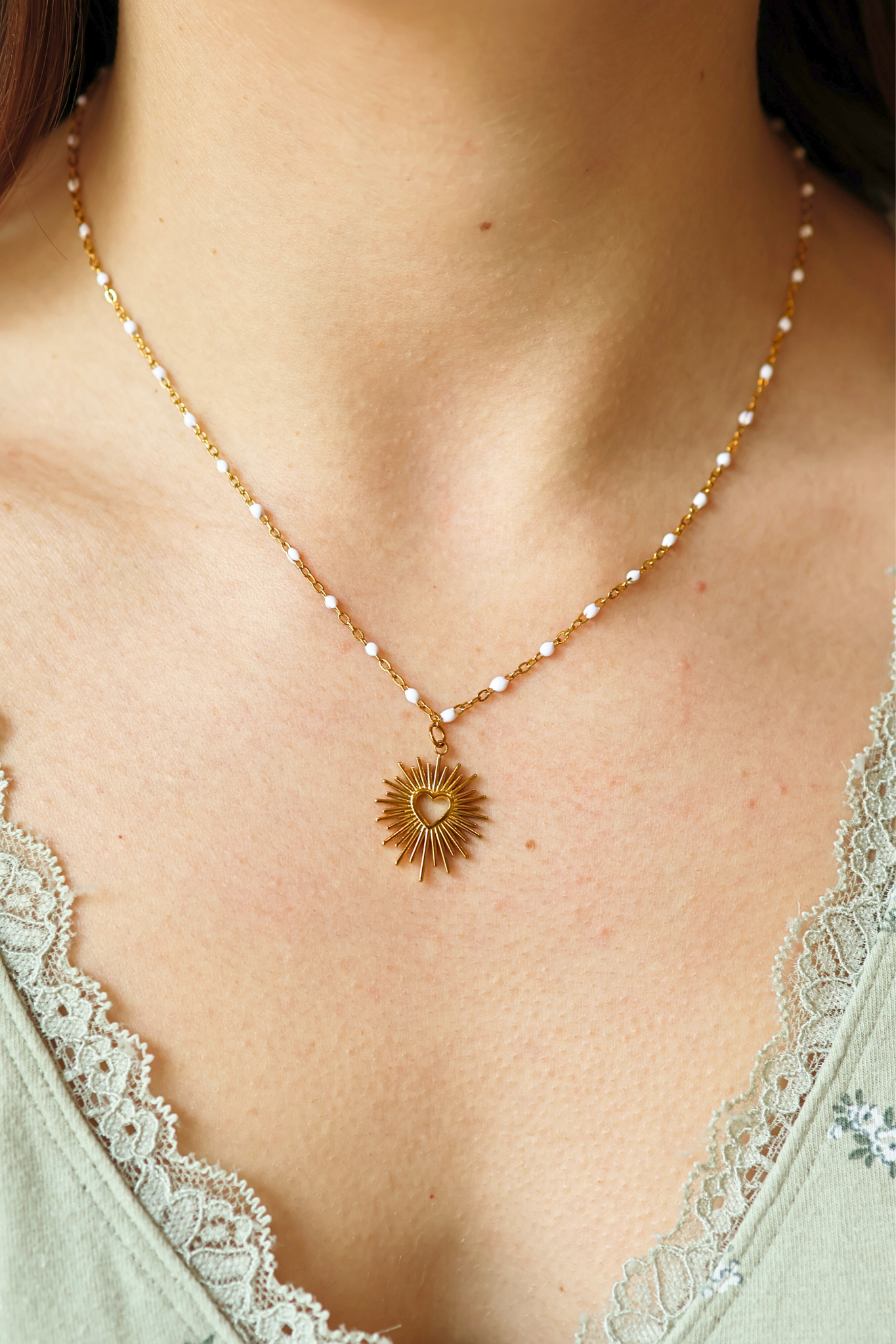 Collier Coeur Ex-Voto Personnalisable