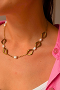 Collier Zoé Perles Eau Douce (Version Asymétrique)