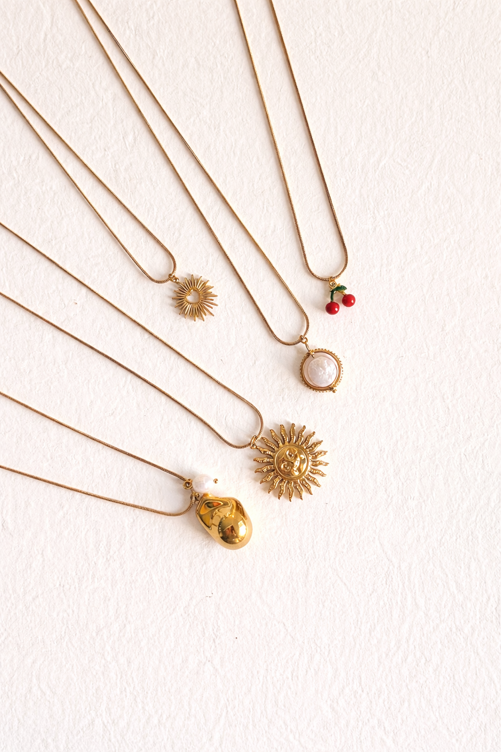 Collier Une Breloque Dorée Personnalisable
