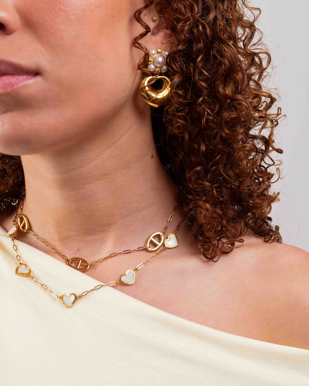 Collier à Maillons Dorés