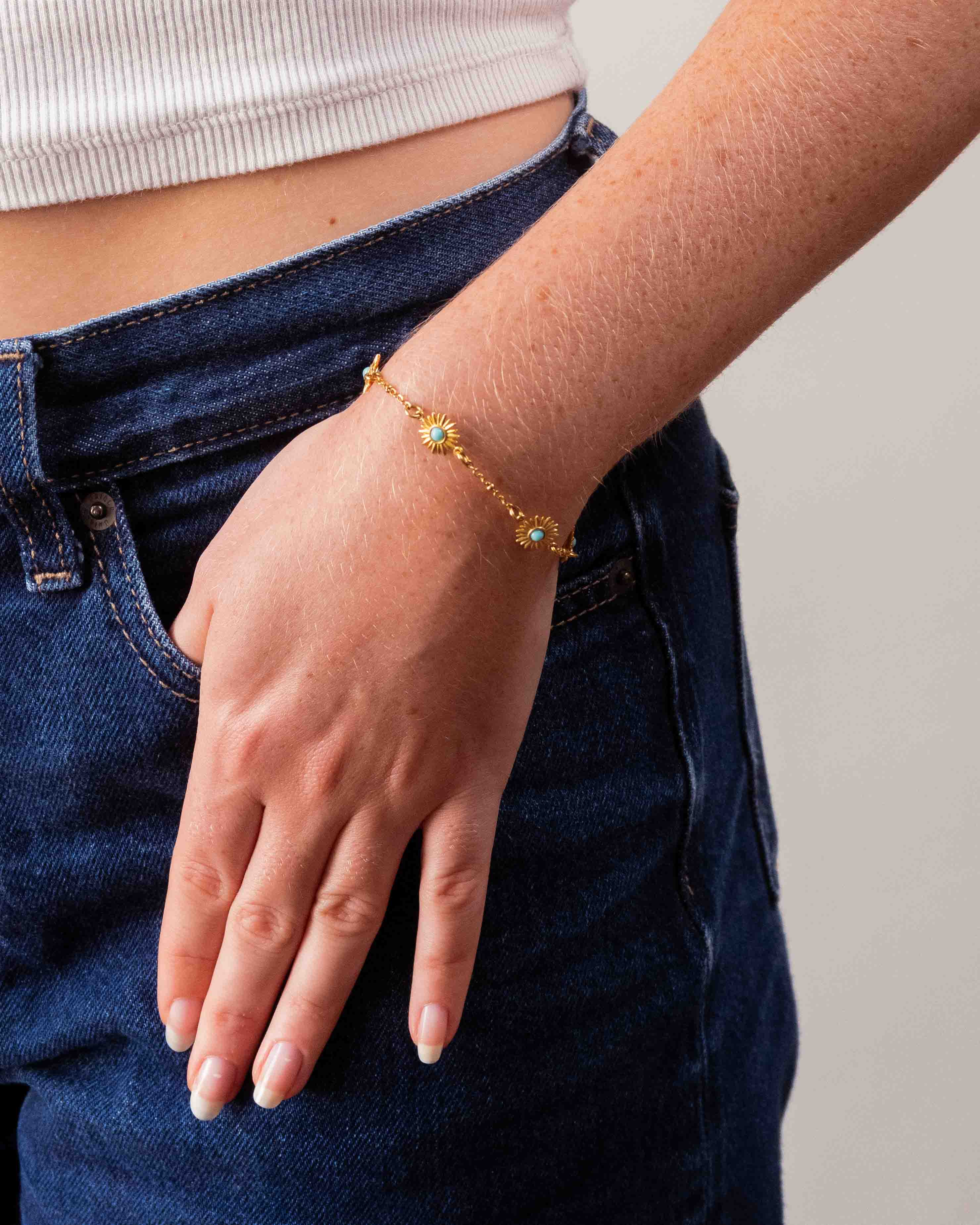 Bracelet Glacya (Pierres Bleues)