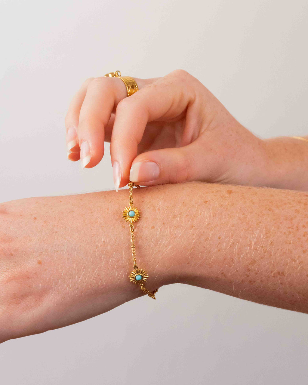 Bracelet Glacya (Pierres Bleues)