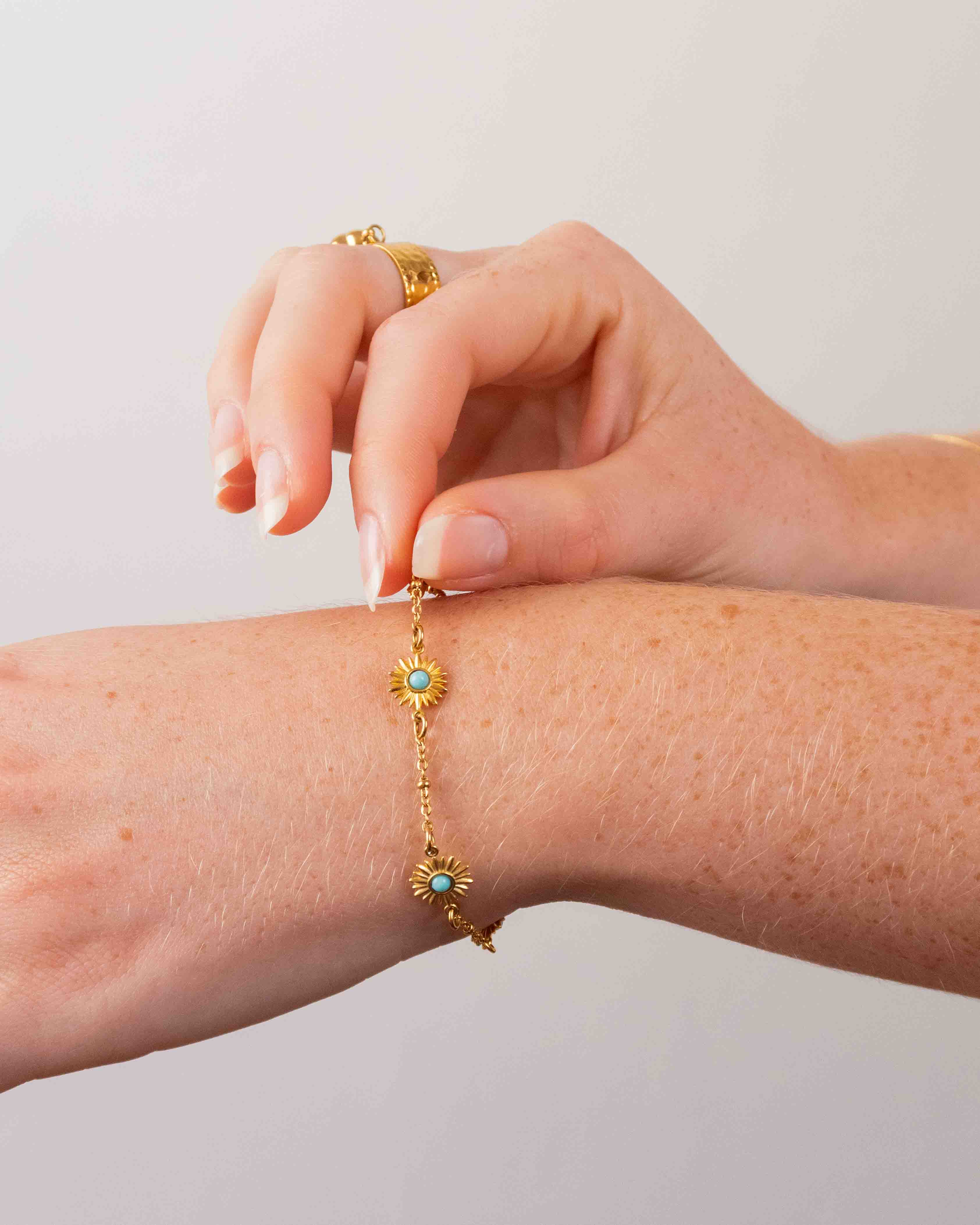 Bracelet Glacya (Pierres Bleues)