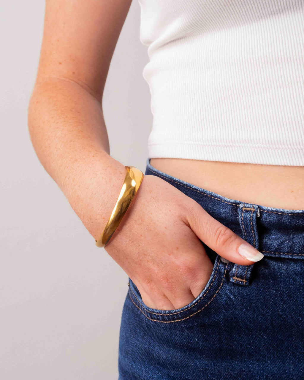 Jonc Asymétrique Doré