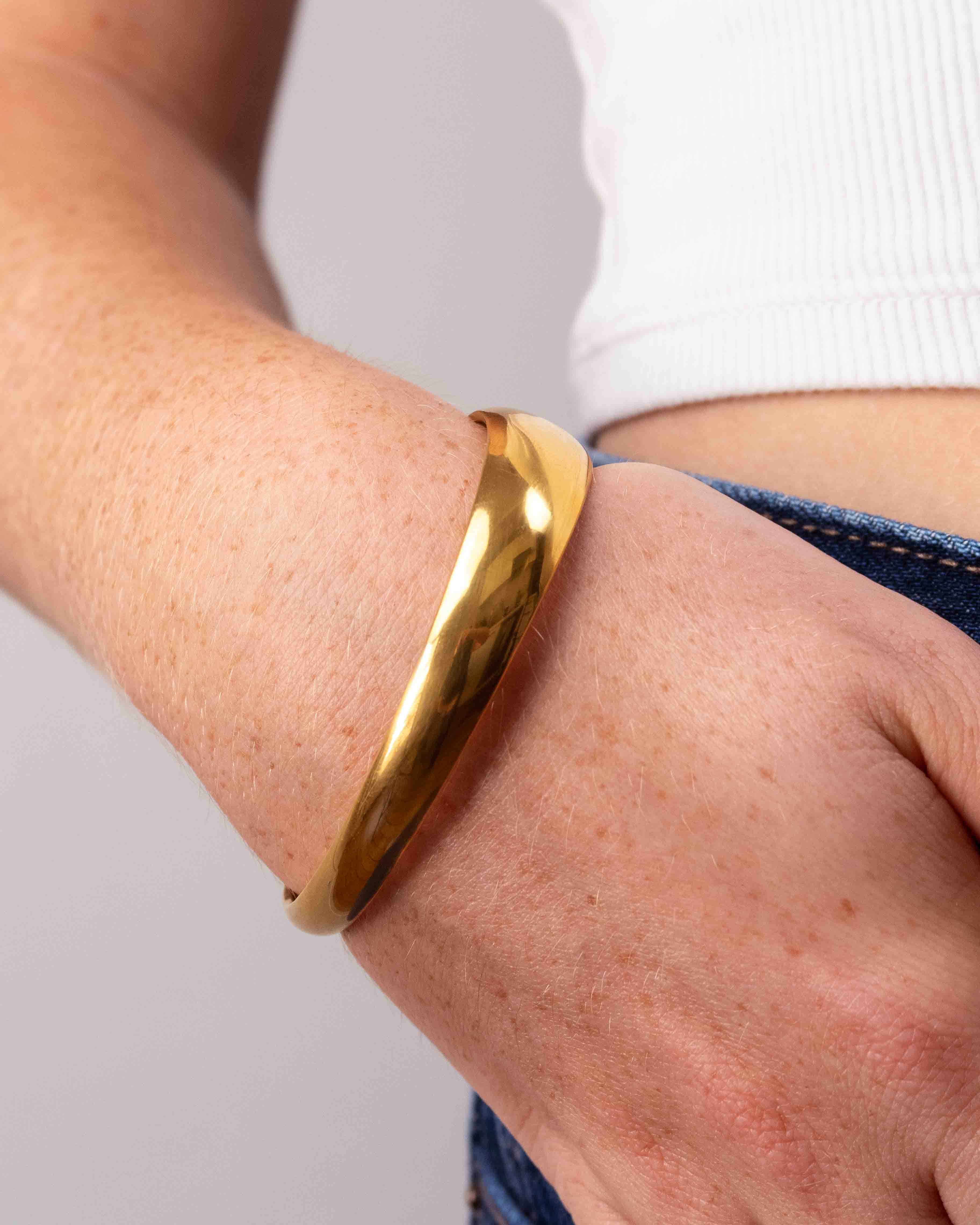 Jonc Asymétrique Doré