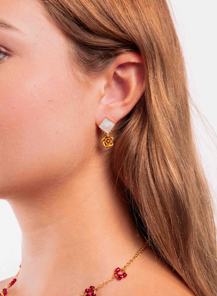 Boucles d'Oreilles Fleurina