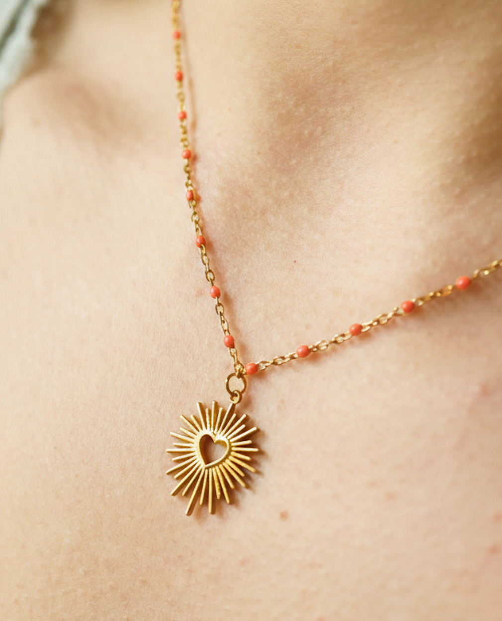 Collier Coeur Ex-Voto Personnalisable