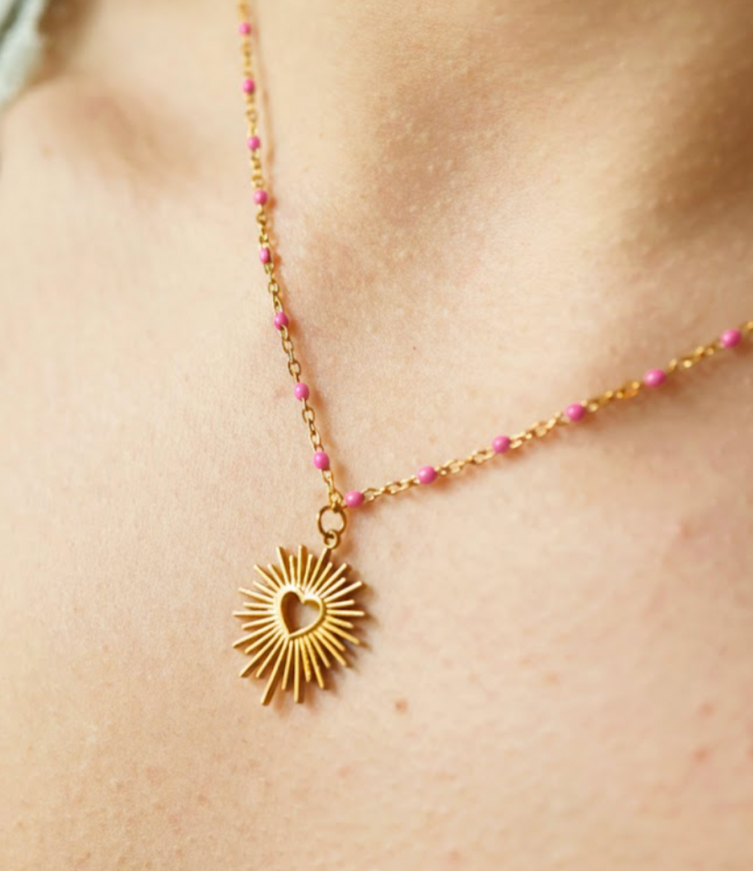 Collier Coeur Ex-Voto Personnalisable