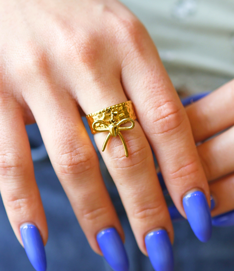 Bague Breloque Noeud