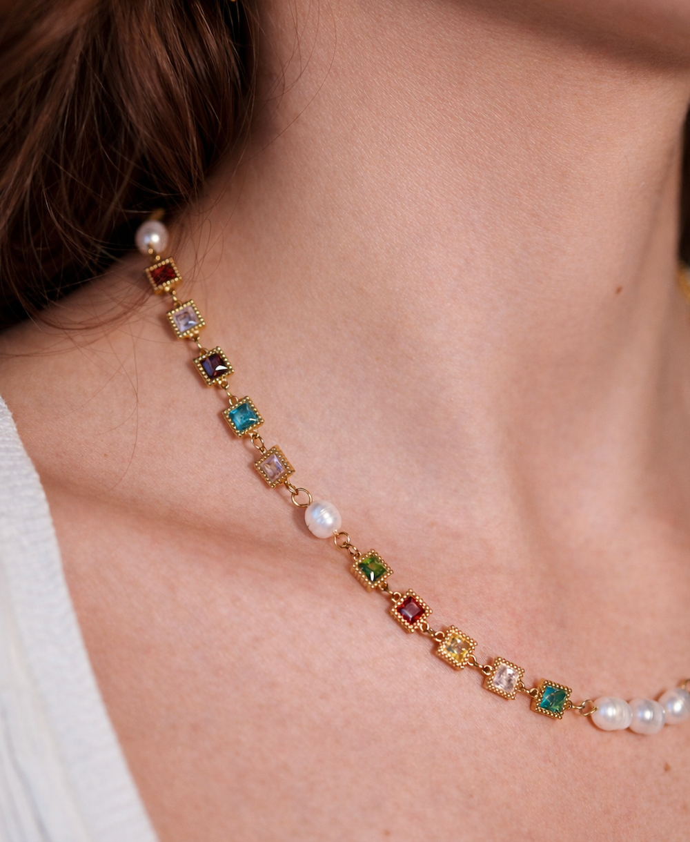 Collier Harmonie (Version Perles d'Eau Douce)