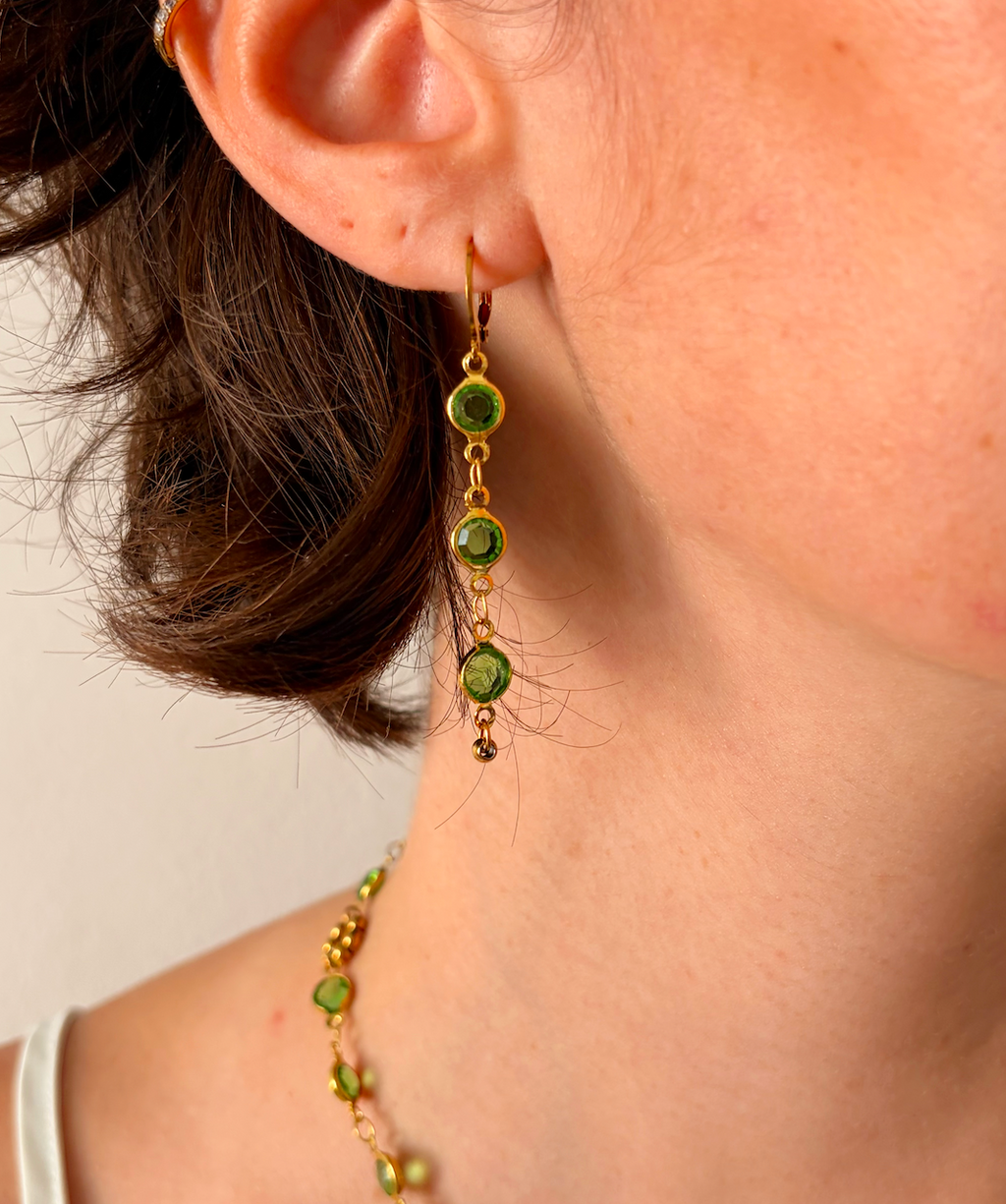Boucles d'Oreilles Léa (Zircons)