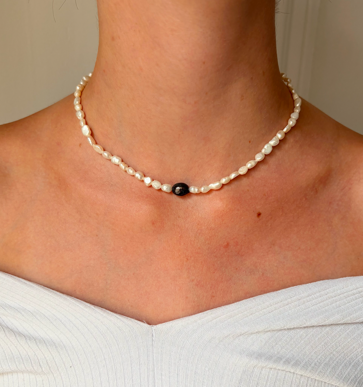 Collier Laura Perles Eau Douce