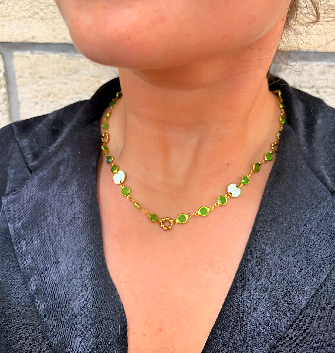 Collier Alice Personnalisable (Version Nacre)