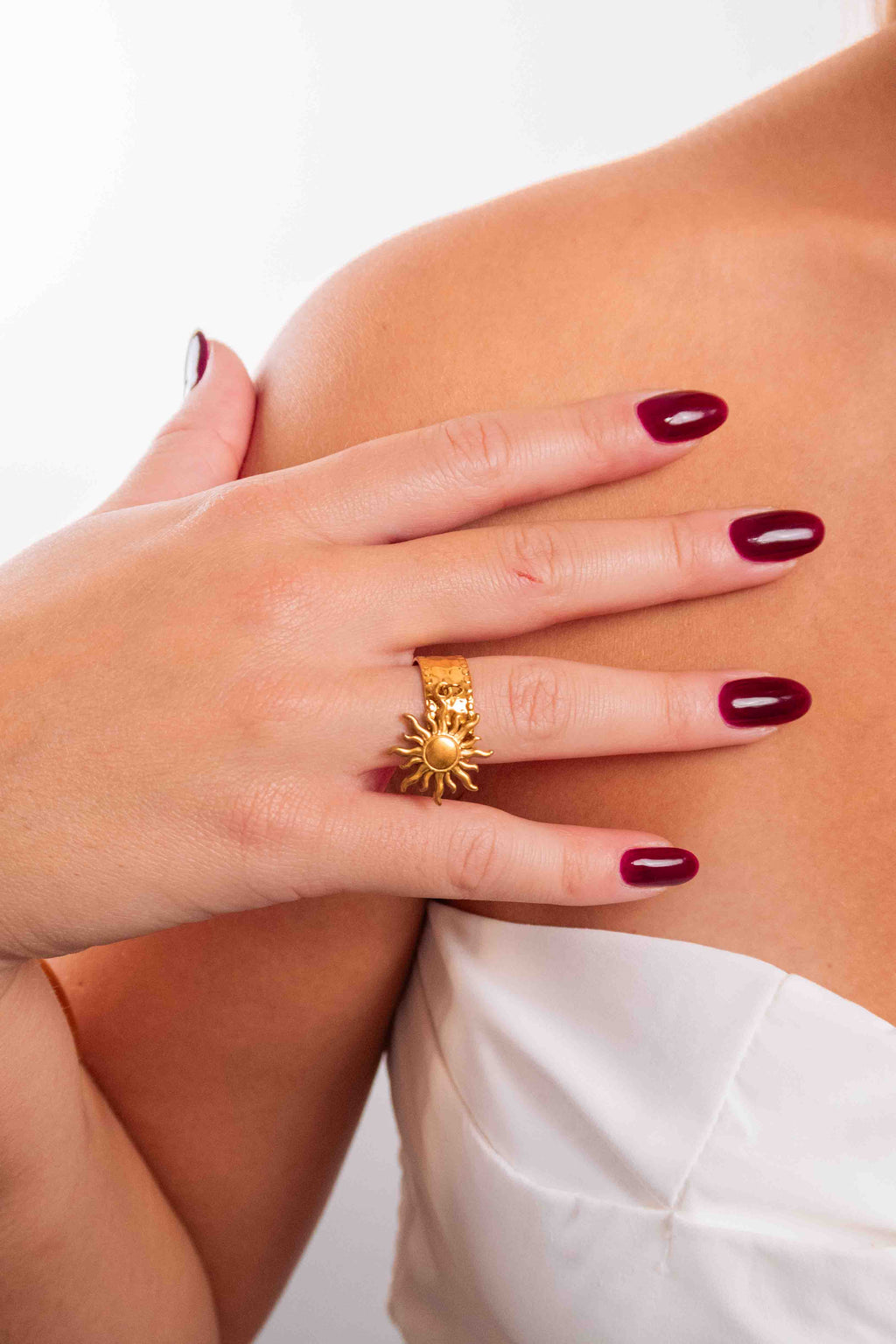 Bague Breloque Soleil