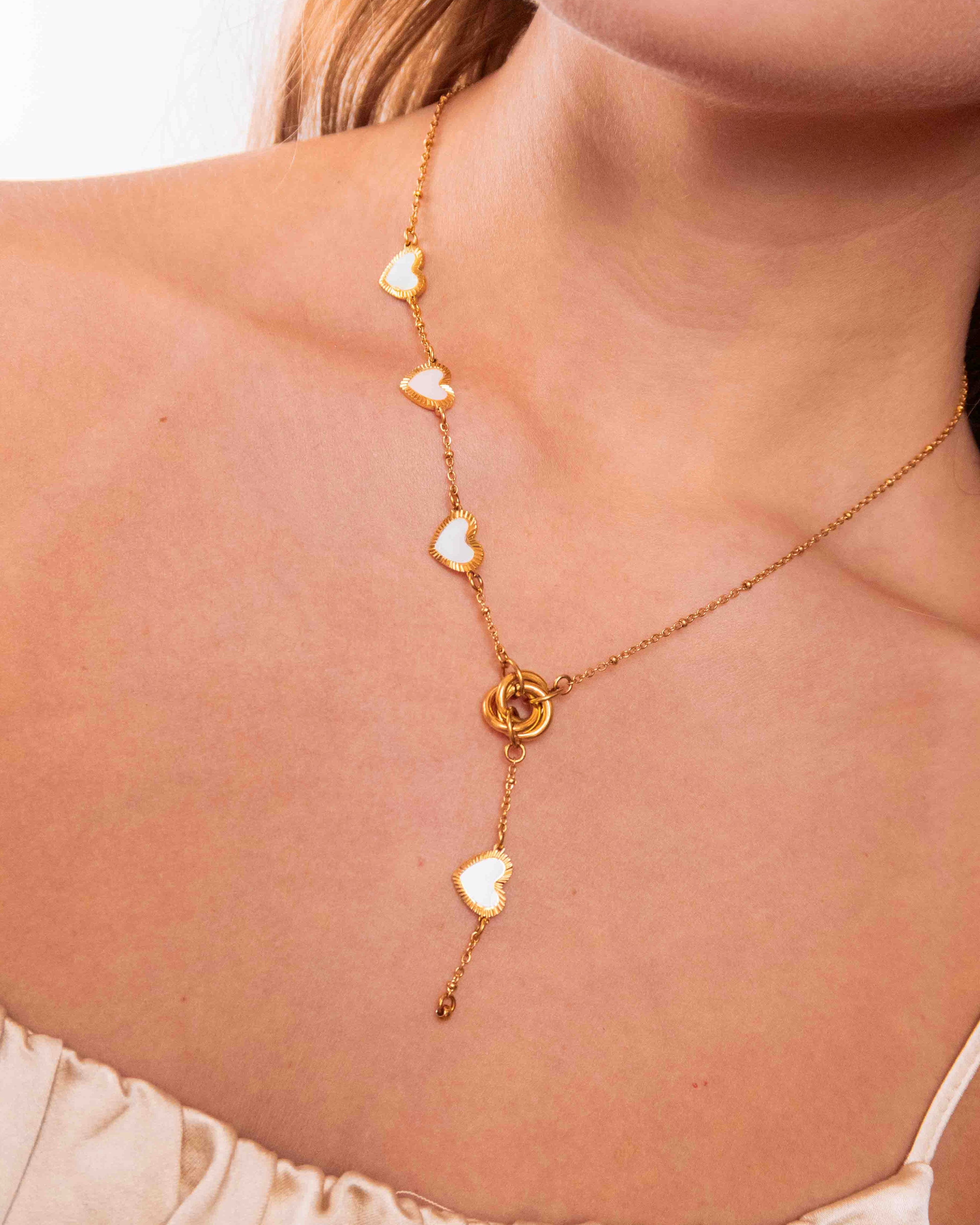 Collier Pluie de Coeurs