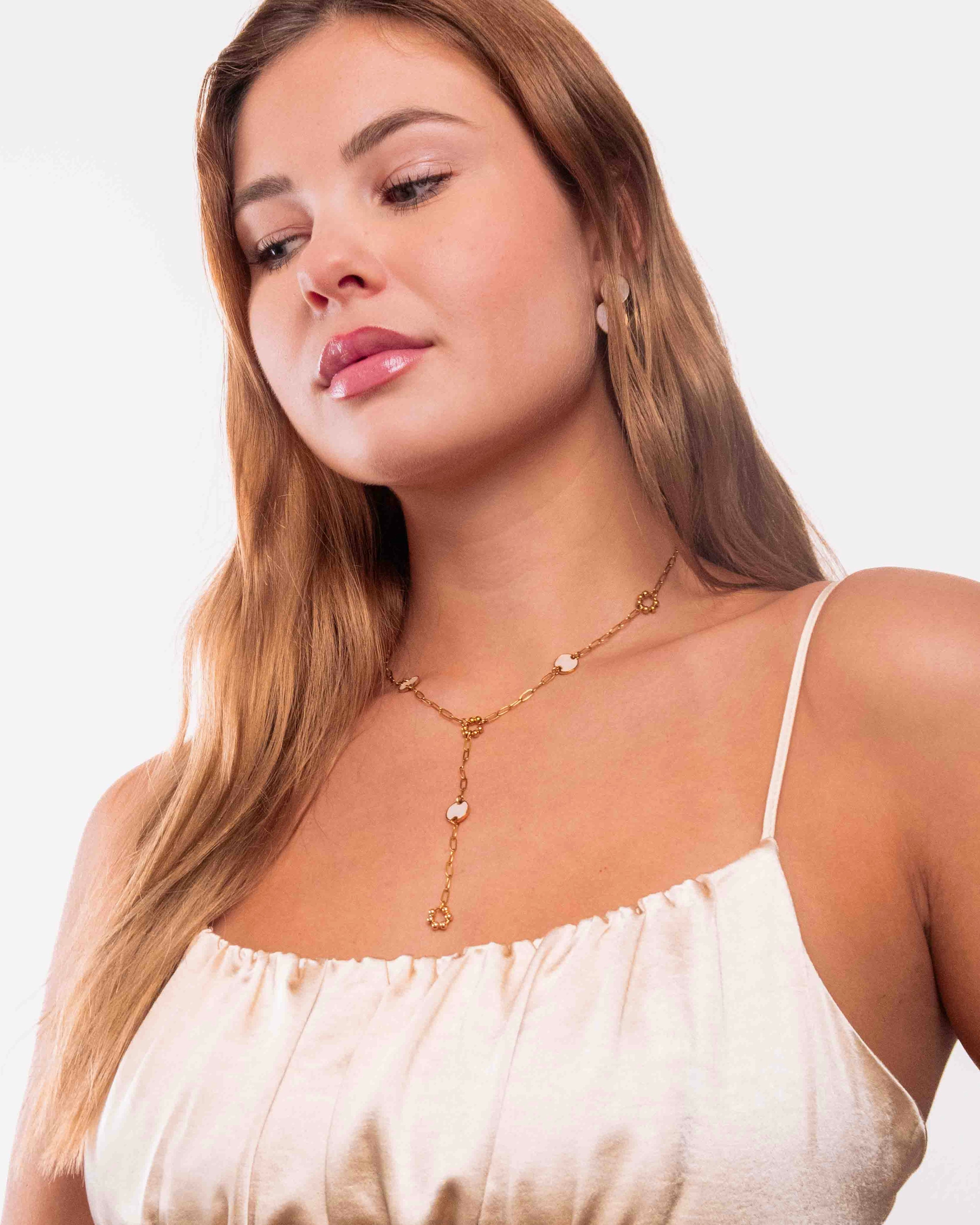 Collier Solana doré en Nacres