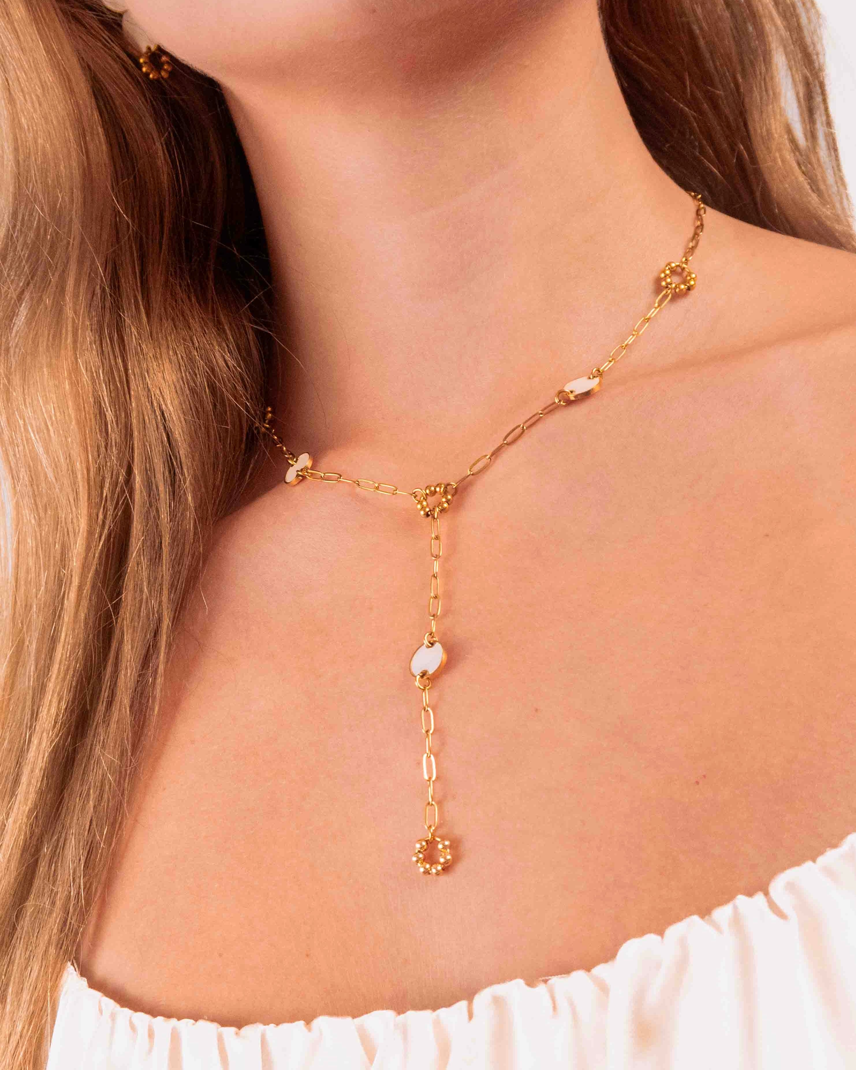 Collier Solana doré en Nacres