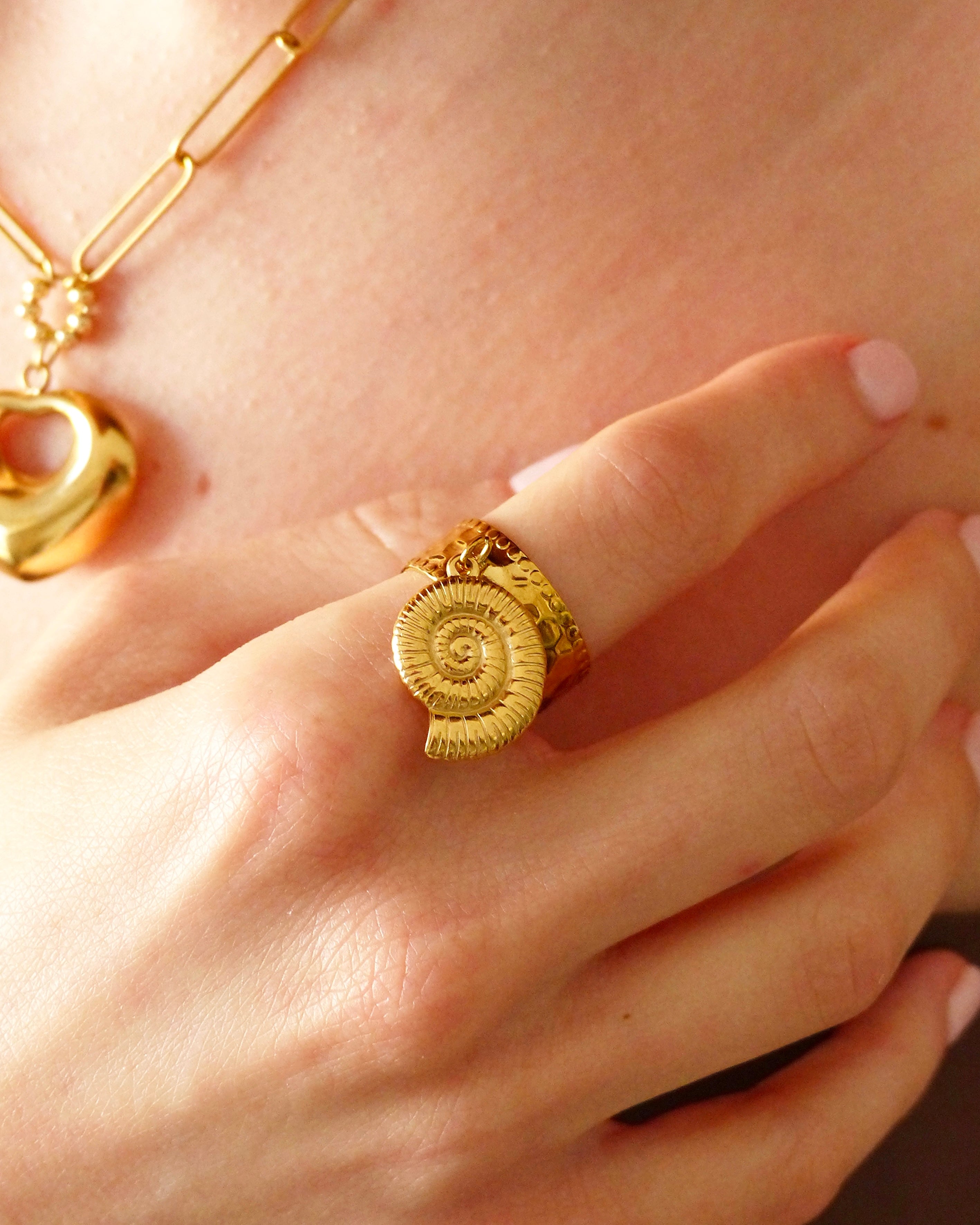 Bague Breloque Coquillage