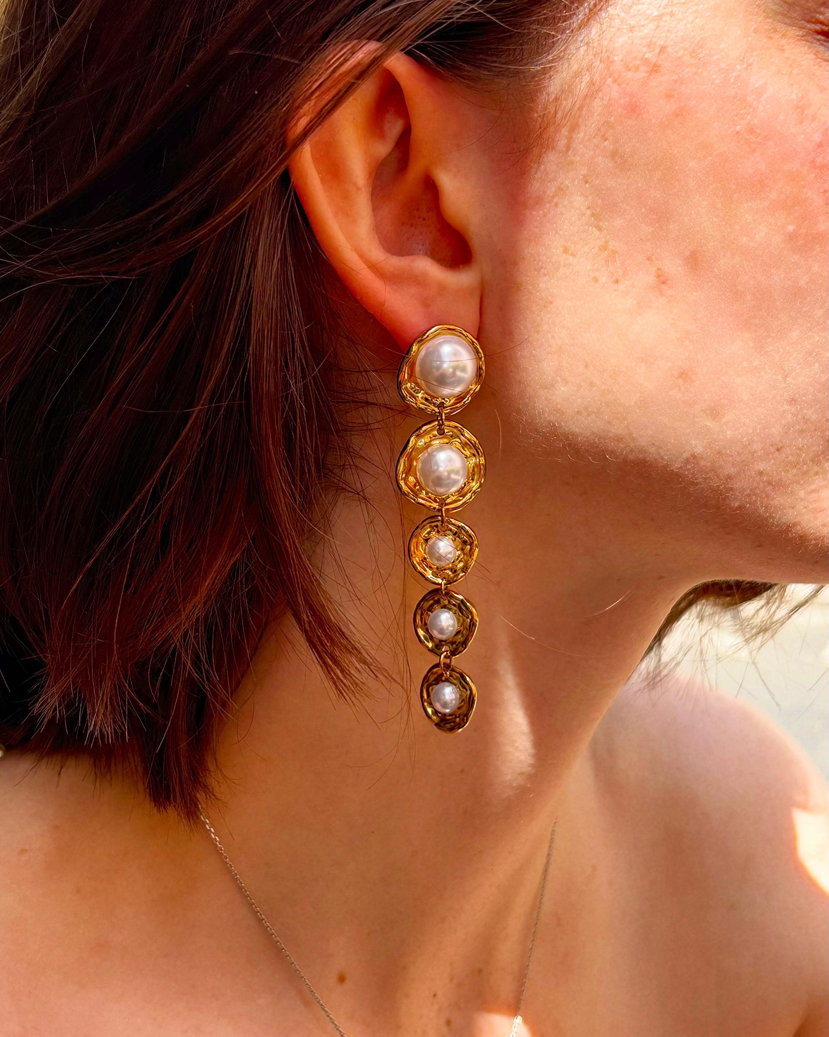 Boucles d'Oreilles ALIA Dorées